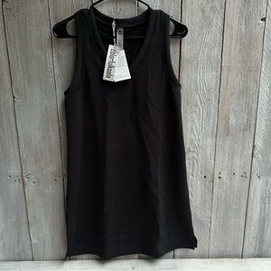 Colorfulkoala Women's Ultra Soft Modal V-Neck Sleeveless Casual Short Dress-NEW